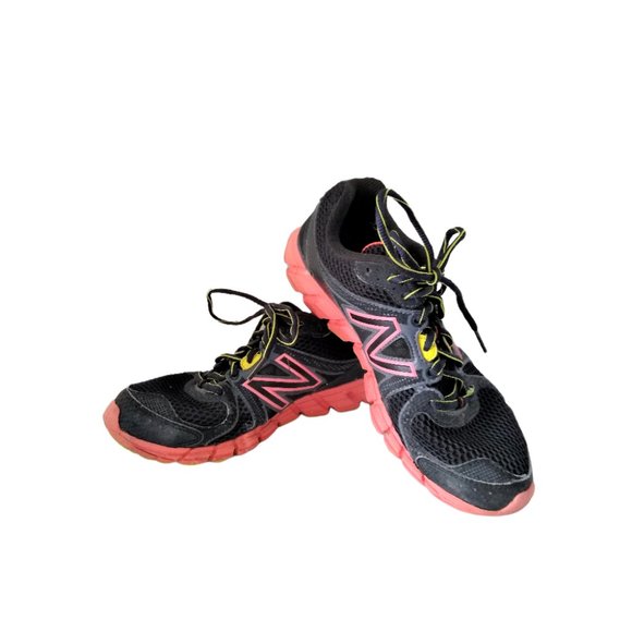 NEW BALANCE 750 V2 XLT FOOTBED BLACK and ORANGE MESH SZ 8 WOMEN'S SNEAKERS - Picture 4 of 8